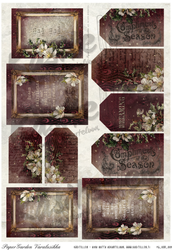 PaperGarden korttikuvat Christmas Rose 1