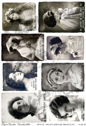 PaperGarden korttikuvat Girls