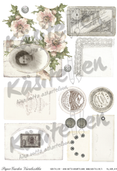PaperGarden korttikuvat Vintage Art Journaling 3