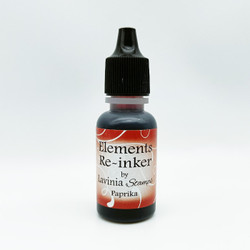 Lavinia Elements Premium Dye Ink -täyttöpullo, sävy Paprika