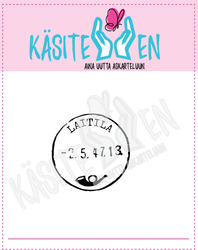 Käsitellen leimasin Laitila