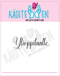 Käsitellen leimasin Ylioppilaalle