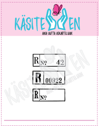 Käsitellen leimasin Rekisteröintileimat