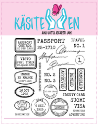 Käsitellen leimasin Travel