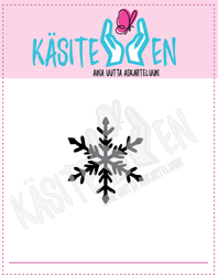 Käsitellen leimasin Lumihiutale 2