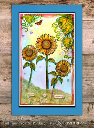 Lavinia Stamps leimasin Sunflower 2
