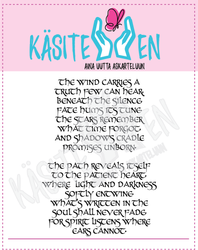 Käsitellen leimasin Wind Carries