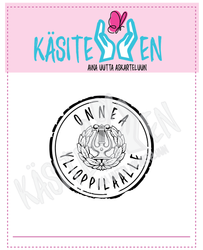 Käsitellen leimasin Onnea Ylioppilaalle