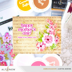 Altenew leima- ja stanssisetti Wholehearted Sentiments: Mother’s Day Edition
