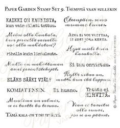 Paper Garden leimasin Tsemppiä