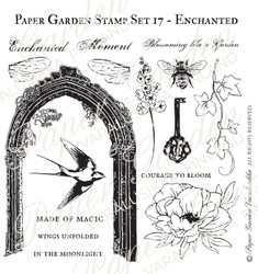 Paper Garden leimasin Enchanted