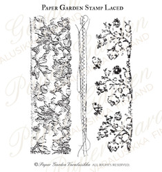 Paper Garden leimasin Laced