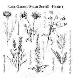 Paper Garden leimasin Herbs