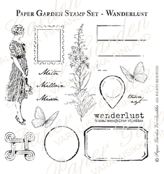Paper Garden leimasin Wanderlust