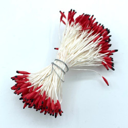 Heteet, matta, 2.5 mm. 144 kpl. Puna-musta