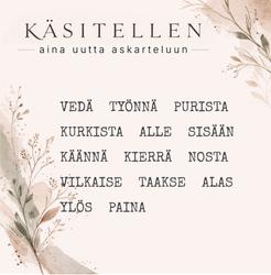 Käsitellen leimasin Interaktiiviset Tekstit