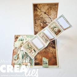 Crealies stanssi Twist & Pop B5, Panels & Concertino & Booklet filmstrip