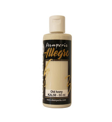 Stamperia Allegro -akryylimaali, sävy Old Ivory