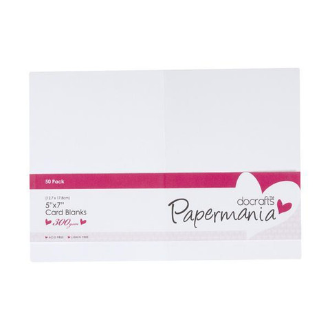 Papermania korttipohjat ja kirjekuoret, 5x7