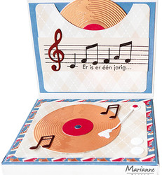 Marianne Design leimasin Musical Notes