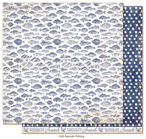  Maja Design Seaside skräppipaperi Fishing