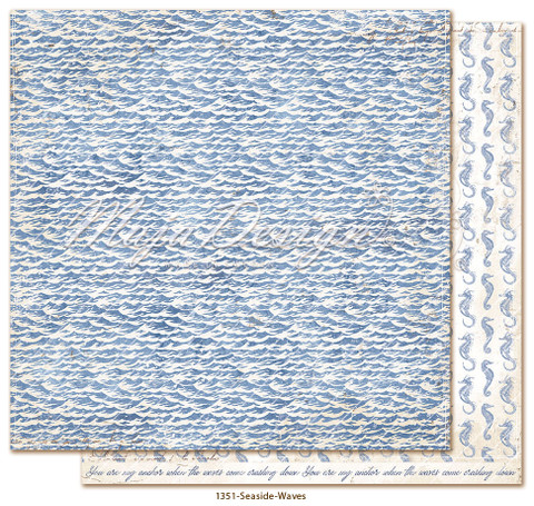  Maja Design Seaside skräppipaperi Waves