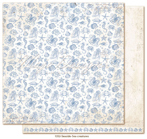  Maja Design Seaside skräppipaperi Sea Creatures