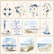 Maja Design Seaside skräppipaperi Ephemera