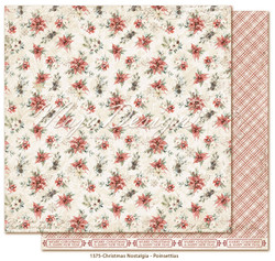  Maja Design Christmas Nostalgia skräppipaperi Poinsettias