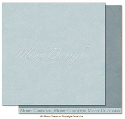  Maja Design Monochromes, Shades of Nostalgia skräppipaperi Dusk blue