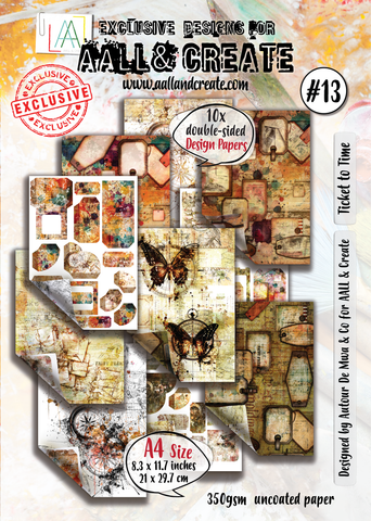 Aall & Create paperipakkaus Ticket to Time, A4