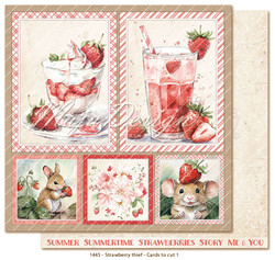 Maja Design Strawberry thief -paperipakkaus, 6