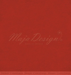  Maja Design Monochromes, Christmas Wish skräppipaperi Red