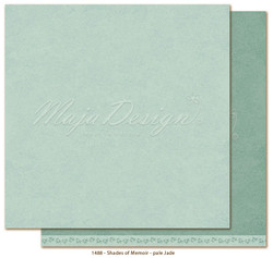 Maja Design Monochromes, Shades of Memoir skräppipaperi Pale Jade