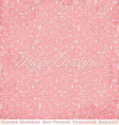 Maja Design Summer Feeling skräppipaperi Romance