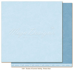 Maja Design Monochromes, Shades of Summer Feeling skräppipaperi Breeze blue