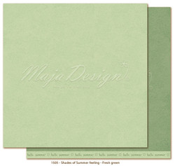 Maja Design Monochromes, Shades of Summer Feeling skräppipaperi Fresh green