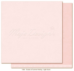 Maja Design Monochromes, Shades of Summer Feeling skräppipaperi Blush pink