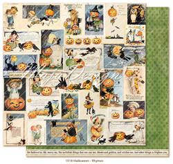 Maja Design Halloween skräppipaperi Rhymes