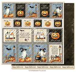 Maja Design Halloween skräppipaperi To cut out