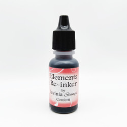 Lavinia Elements Premium Dye Ink -täyttöpullo, sävy Confetti