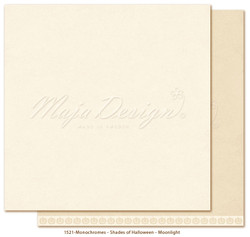 Maja Design Monochromes, Shades of Halloween skräppipaperi Moonlight