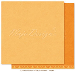 Maja Design Monochromes, Shades of Halloween skräppipaperi Pumpkin