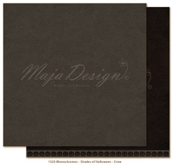 Maja Design Monochromes, Shades of Halloween skräppipaperi Crow