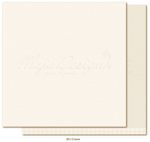  Maja Design Monochromes - Shades of Winterdays skräppipaperi Creme