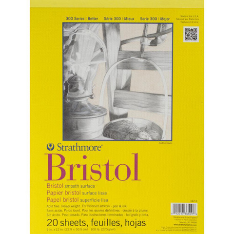 Strathmore Bristol Smooth -paperipakkaus, 9
