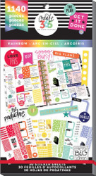 Mambi Happy Planner Value Pack -tarrapakkaus Rainbow