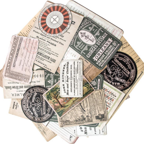 Tim Holtz Idea-Ology Layers Die-Cut, Collector, 32 kpl