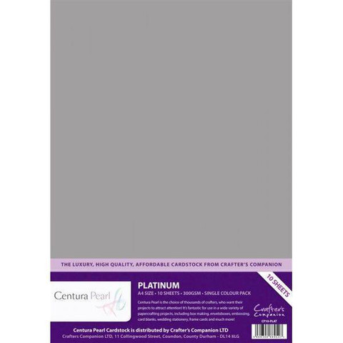 Centura Pearl helmiäiskartonki, sävy Platinum