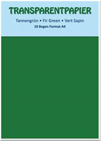 Kuultopaperi (vellum), vihreä, A4